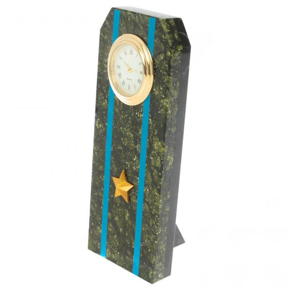 Часы &amp;quot;Погон майор ВВС, ВКС, ВДВ&amp;quot; серпентинит 113175