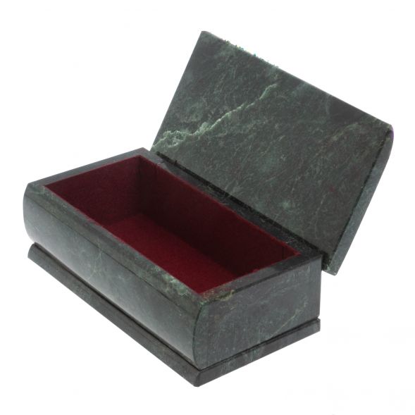 Шкатулка &amp;quot;Купюра. Летний пейзаж&amp;quot; из змеевика 127925