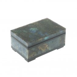 Шкатулка из камня лабрадор 10х6,5х5 см