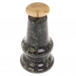 Подсвечник малый из шабровского змеевика 5х5х10,5 см