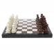 Каменные шахматы &amp;quot;Традиционные&amp;quot; доска 39х39 см мрамор лемезит 122330