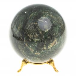 Шар из темно-зеленого змеевика 8,5 см