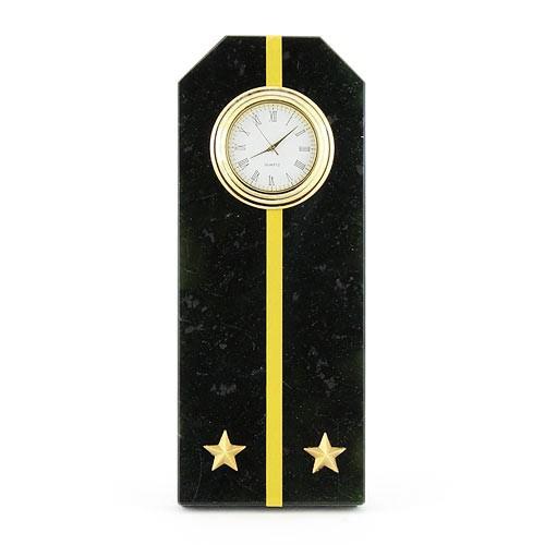 Часы &amp;quot;Погон лейтенант ВМФ&amp;quot; камень змеевик 113500