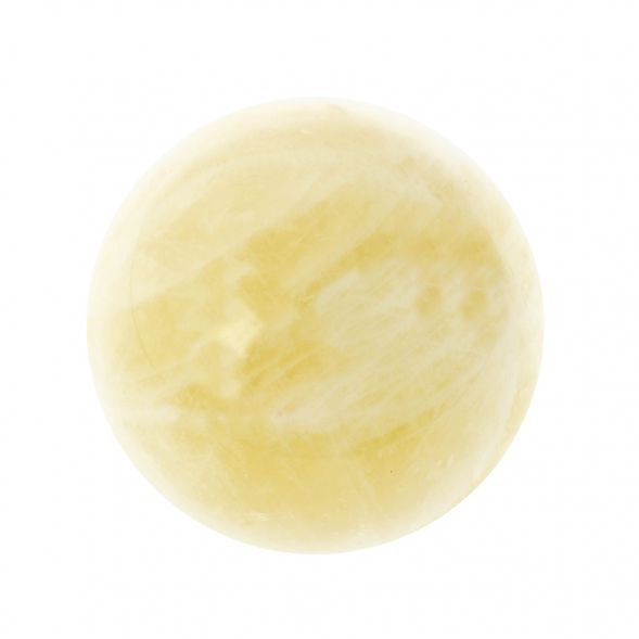Шар из камня лимонный цитрин 5,9 см 128548