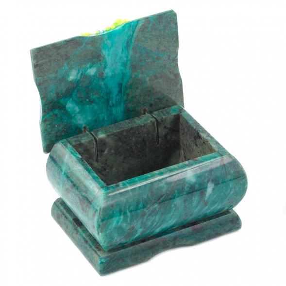 Шкатулка с росписью на крышке &amp;quot;Рассвет&amp;quot; 8х6х5,5 см 119930