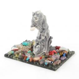 Сувенир "Сказочный волк" из мрамолита