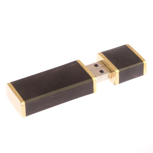 Флешка из черного обсидиана на 32 гб 126291