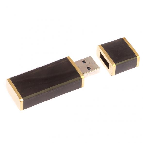 Флешка из черного обсидиана на 32 гб 126291