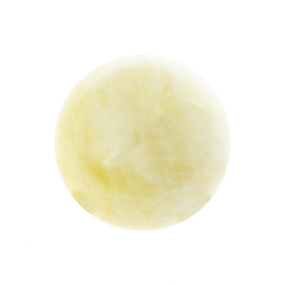 Шар из камня лимонный цитрин 4,6 см 128549