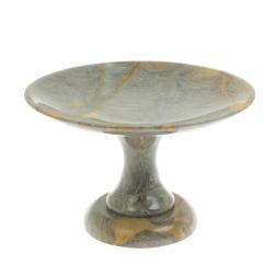 Ваза для фруктов из рифейского мрамора 19х19х12,5