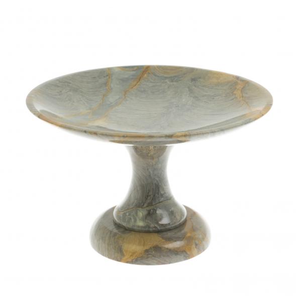 Ваза для фруктов из рифейского мрамора 19х19х12,5 129417