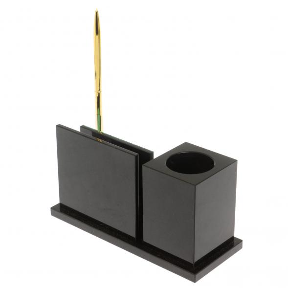 Мини-набор с часами из малахита  18х7х9 см 129771