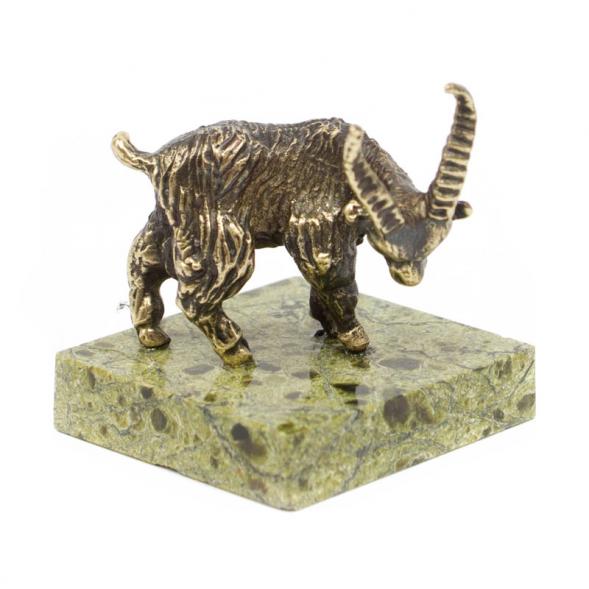 Статуэтка из бронзы и змеевика &amp;quot;Горная коза&amp;quot; 116387