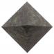 Пирамида из шабровского змеевика 8,5х8,5х5,5 см 126369