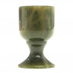 Рюмка на ножке из нефрита 20 мл 4х6,5 см