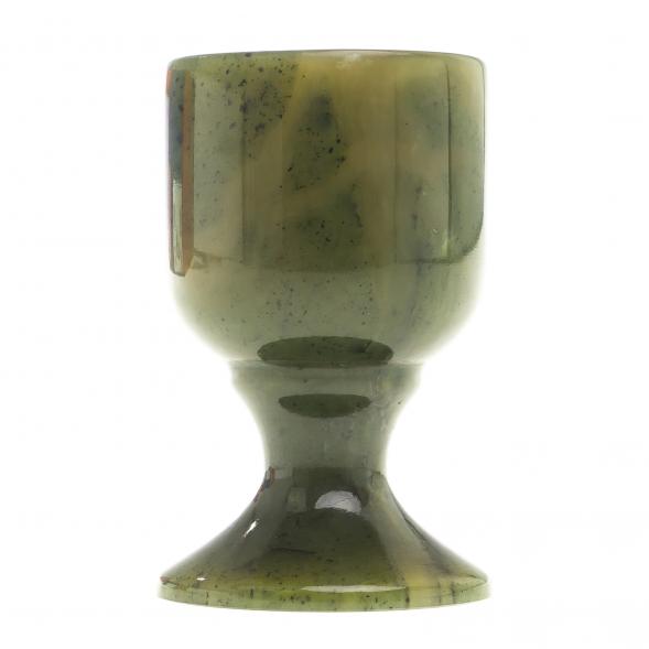 Рюмка на ножке из нефрита 20 мл 4х6,5 см 124096