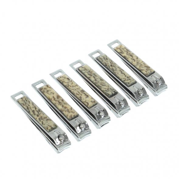 Кусачки для ногтей камень серый пегматит 129227