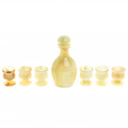 Коньячный набор из оникса (3х5)