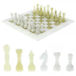 Шахматы &amp;quot;Игрок&amp;quot; доска 38х38 см оникс мрамор