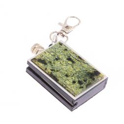 Брелок огниво &amp;quot;Вечная спичка&amp;quot; с накладкой из камня змеевик