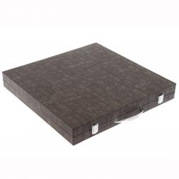 Шахматы "Лучники" доска 28х28 см мрамор лемезит