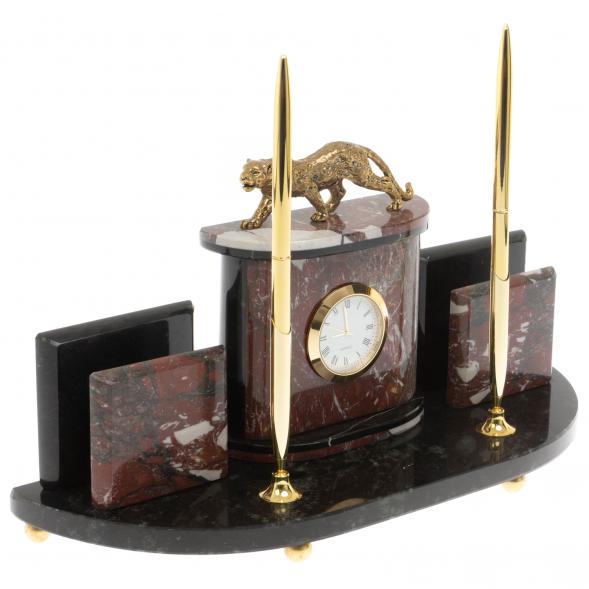 Настольный прибор &amp;quot;Гепард&amp;quot; из креноида 129705