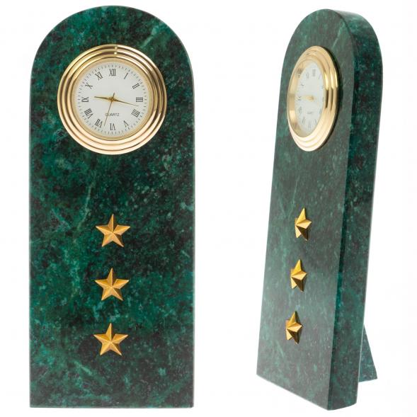 Часы погон &amp;quot;Старший прапорщик МВД&amp;quot; из змеевика 129846