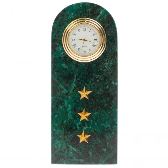 Часы погон &amp;quot;Старший прапорщик МВД&amp;quot; из змеевика 129846