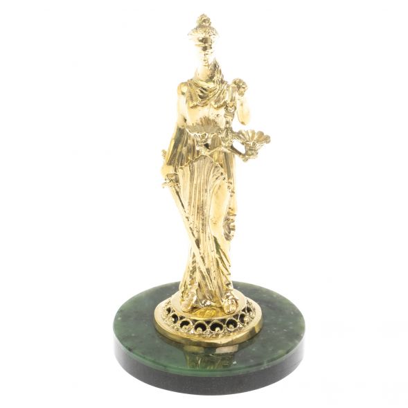 Статуэтка &amp;quot;Фемида&amp;quot; на нефрите 8х8х14,5 см 128925