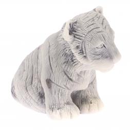 Фигурка "Тигренок сидит" из мраморной крошки