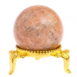 Шар из розового мрамора 3 см