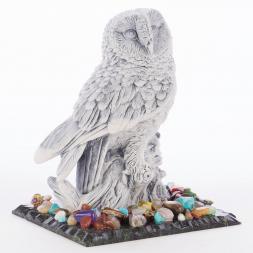Сувенир "Сова №3" из мрамолита