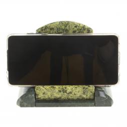 Подставка под телефон камень змеевик