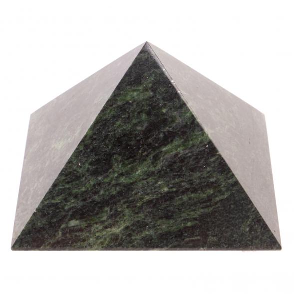 Пирамида из шабровского змеевика 8х8х7 см 126377