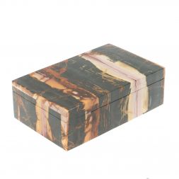 Шкатулка из яшмы 15,5х11х6 см