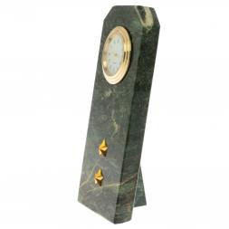 Часы "Погон прапорщик ВС" из натурального камня