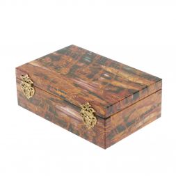 Шкатулка из яшмы 15,8х10,5х6,3 см