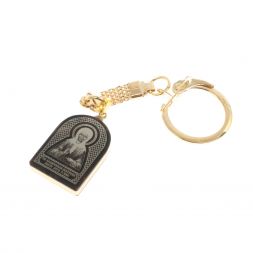 Брелок-кулон оберег &amp;quot;Матрона Московская&amp;quot; камень обсидиан