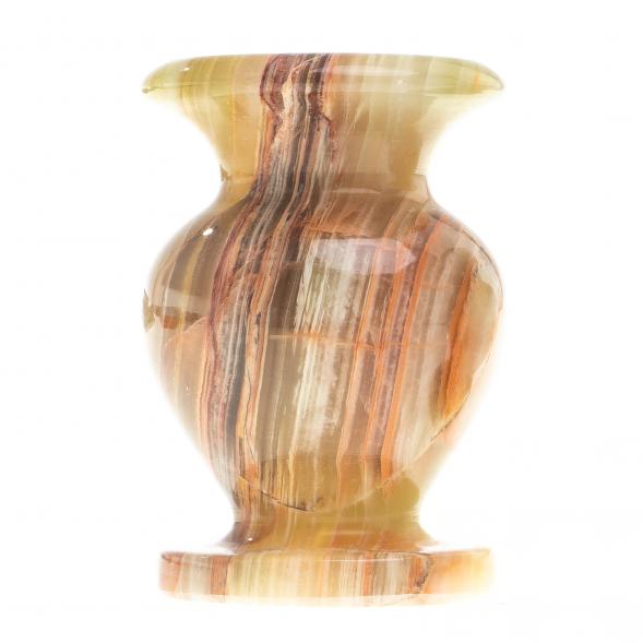 Церковный подсвечник круглый из камня оникс 5х7 см (2х3) 121684