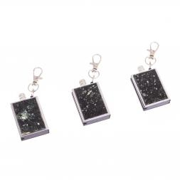 Брелок огниво &amp;quot;Вечная спичка&amp;quot; с накладкой из камня мусковит 2,8х1,3х5 см