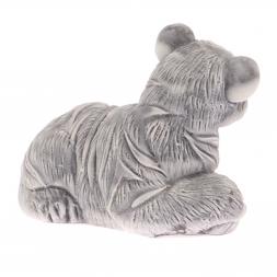 Фигурка "Тигренок лежит" из мраморной крошки