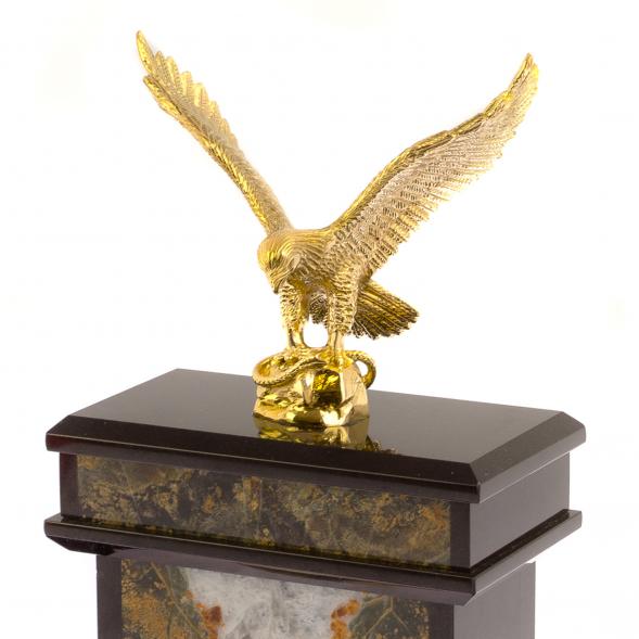 Письменный набор &amp;quot;Орел&amp;quot; камень офиокальцит 125311