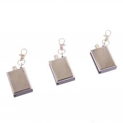 Брелок огниво &amp;quot;Вечная спичка&amp;quot; с накладкой из камня пирит 2,8х1,3х5 см