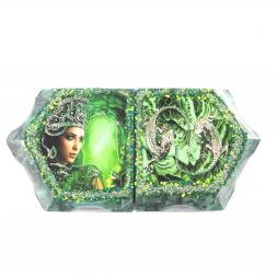 Шкатулка для украшений &amp;quot;Хозяйка медной горы / Две ящерицы&amp;quot; 20х10х7,5 см