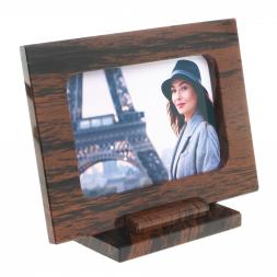 Рамка для фото 10х15 см коричневый обсидиан