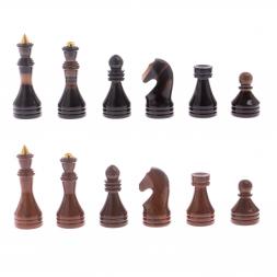 Шахматы "Классические" из обсидиана