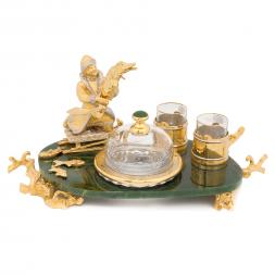 Икорница &amp;quot;По щучьему велению&amp;quot; камень нефрит