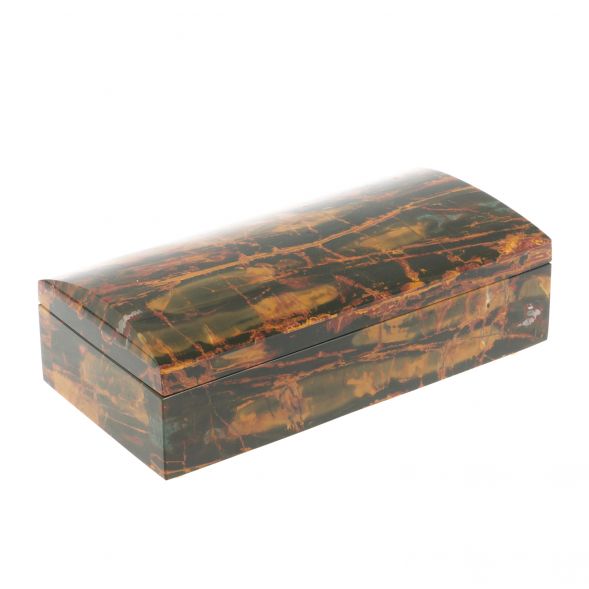 Шкатулка из яшмы 19х9,3х6,5 см 127711