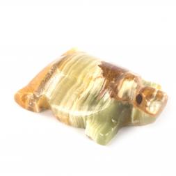 Фигурка из камня оникс "Черепашка" 5,3х4,2х1,8 см