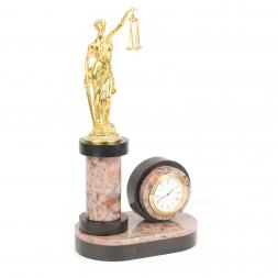 Часы &amp;quot;Фемида - богиня правосудия&amp;quot; креноид бронза